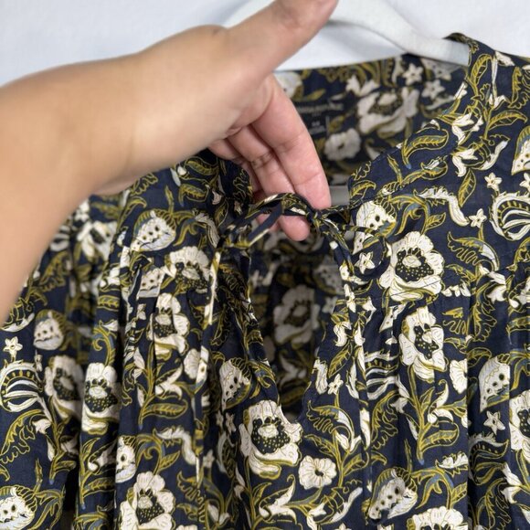 Banana Republic Floral Blouse - Black and White - Picture 6 of 12